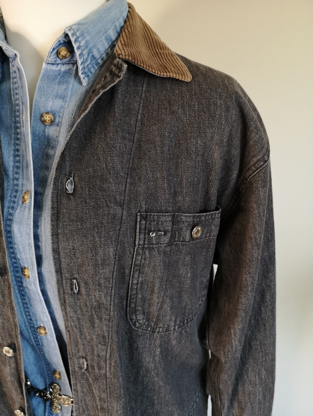 90s Ralph Lauren Duster Jacket - Picture 5 of 9
